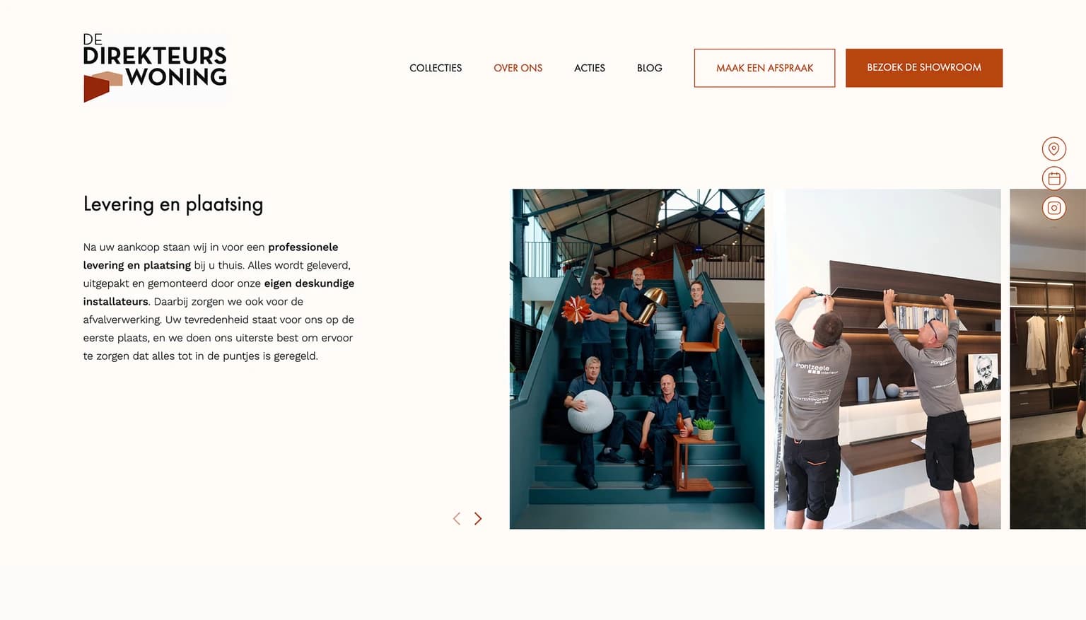 Homepage voor DeDirekteurswoning