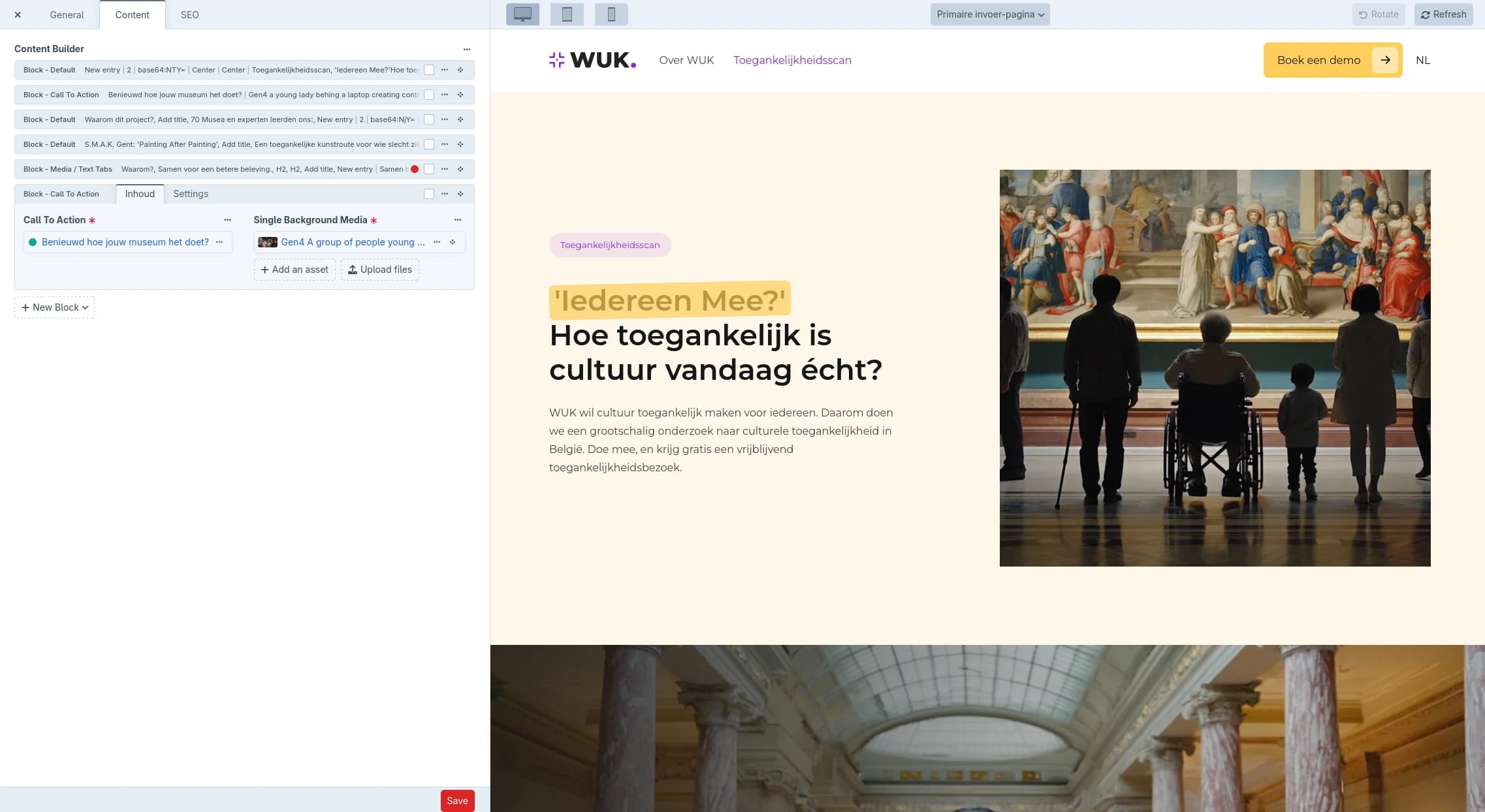 Homepage voor DeDirekteurswoning